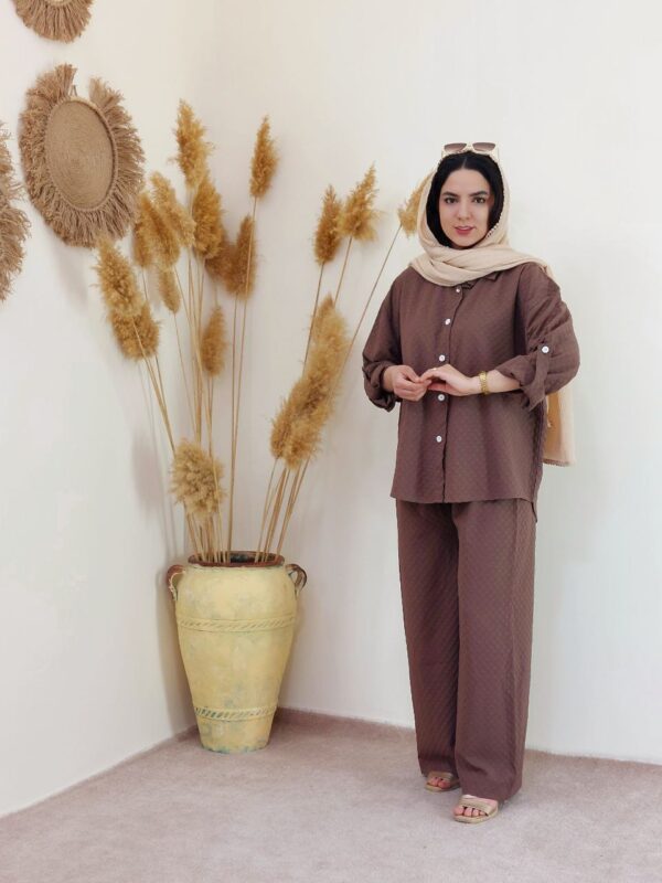 ست شومیز شلوار Pants paper set 2026 - تصویر 2