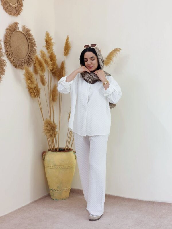 ست شومیز شلوار Pants paper set 2026 - تصویر 4