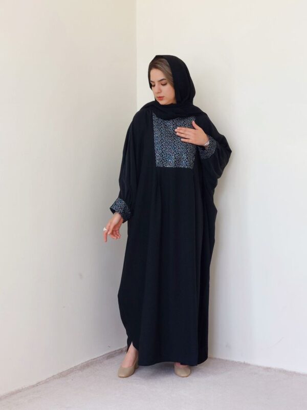 عبا مشکی زنانه جلو بسته مدل جدید کالاپوشاک