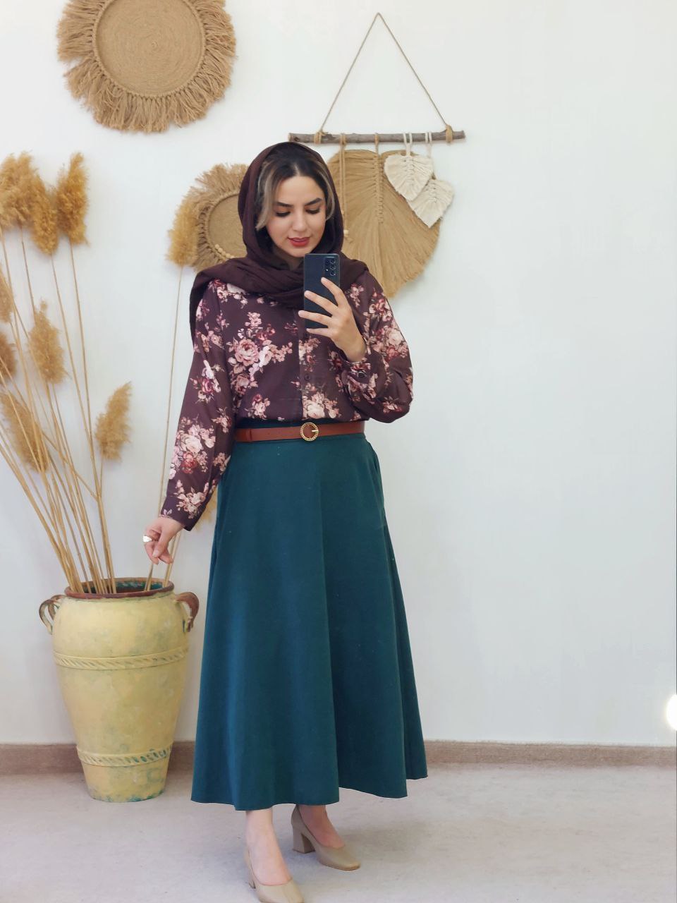 شومیز ایتالیایی گل دار